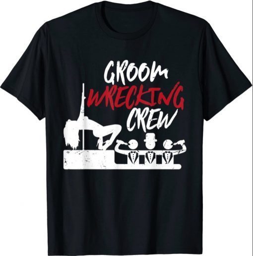 Grooms Crew Wedding Bucks Groom Groomsmen Bachelor Party Gift T-Shirt