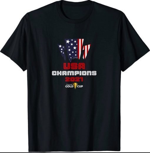 Tee Shirt USA Champions 2021 Gold Cup Concacaf