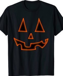 Pumpkin Halloween Shirts for Men Women Jack O Lantern Face Official T-Shirt