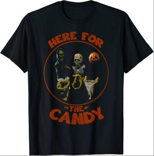 Halloween 3 Silver Shamrock Masks Here For The Candy Official T-Shirt