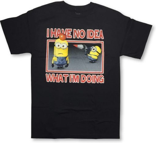 Despicable Me Crew Neck Fashion Graphic Minions Adult T-Shirts