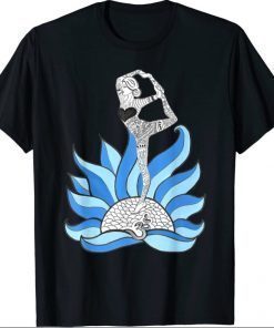 Dancer in Blue Funny T-Shirt