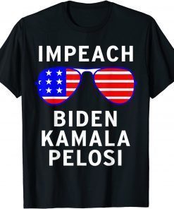 Impeach Biden Kamala Pelosi Impeach 86 46 Biden Impeachment T-Shirt