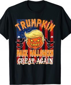Funny Trumpkin Funny trump 2021 Make Halloween Great Again T-Shirt