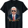 Classic Joe Biden Hug Life Aviator Sunglasses T-Shirt