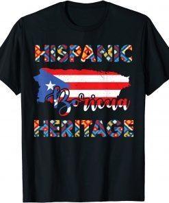 Official National Hispanic Heritage Month Shirts Puerto Rico T-Shirt