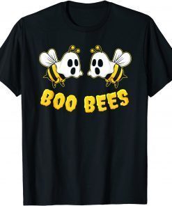 Halloween Boo Bees Ghost Matching Couples Family Funny T-Shirt