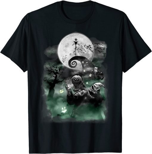 Disney The Nightmare Before Christmas Haunted Scene T-Shirt