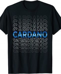 Alonzo Ada Cryptocurrency Moon Retirement Plan Cardano Coin T-Shirt