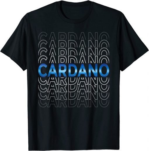 Alonzo Ada Cryptocurrency Moon Retirement Plan Cardano Coin T-Shirt