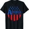 2021 America Despises Illegitimate Joe Biden Vintage Flag Button T-Shirt