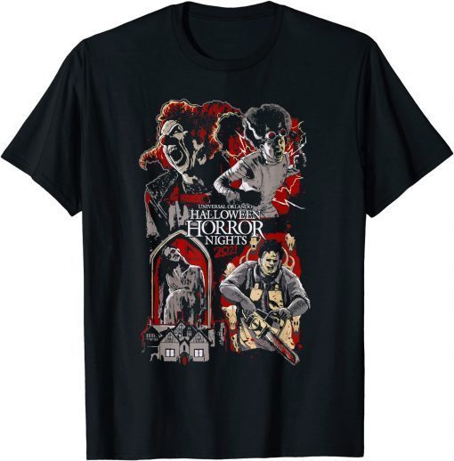 Official Scary Universal Orlando Halloween Horror Costume Nights 2021 T-Shirt