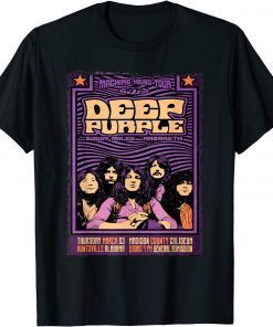 Vintage Deeps Funny Art Purple Band Music Mens T-Shirt