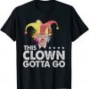 Official Joe Biden Funny American Clown Halloween Costume T-Shirt