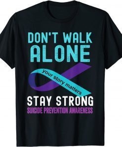 I Love Someone Teal Purple Suicide Prevention Awareness 2021 Tee Shirt