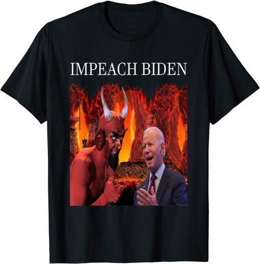 Official Impeach Biden Satan T-Shirt