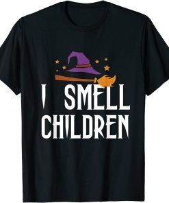 I Smell Children Funny Halloween Teacher Gift T-Shirt