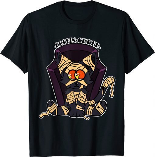 Funny Creepy Coffin Cat 2021 T-Shirt