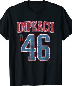 Official Impeach Biden Anti Joe Biden Conservative Republican 46 T-Shirt