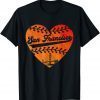 Vintage San Francisco Baseball Heart TShirt