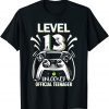 Classic Level 13 Unlocked Official Teenager 13th Birthday Gamer T-Shirt