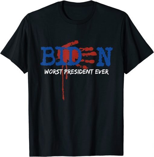 Funny Worst President Ever, Impeach Biden, Biden Sucks, Can't Hide T-Shirt