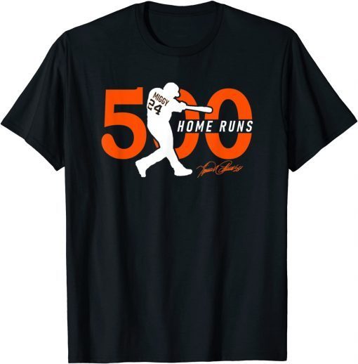 Miggy 500 HOME RUNS UNISEX T-Shirt