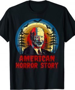 Biden Horror American Zombie Story Halloween Retro Vintage Classic T-Shirt