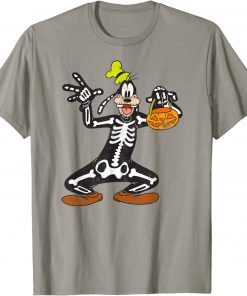 Disney Goofy Skeleton Halloween T-Shirt