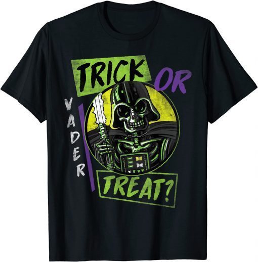 Star Wars Halloween Darth Vader Trick or Treat T-Shirt