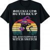 2021 Cat Witch Switch Hallooween Cat T-Shirt