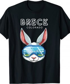 2021 Breck Colorado USA Ski and Snowboard Rabbit T-Shirt