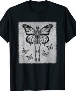 Skeleton Fairy Grunge Fairycore Aesthetic Goth Gothic Unisex T-Shirt