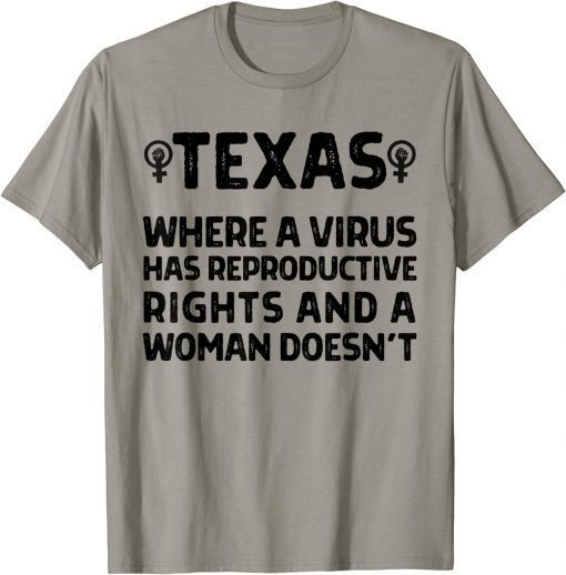 Texas Reproductive Rights Women's March 2021 Pro Choice T-Shirt