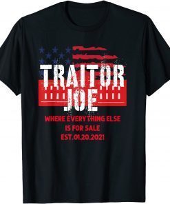 Traitor Joe's Funny Sleepy Joe Anti Biden T-Shirt