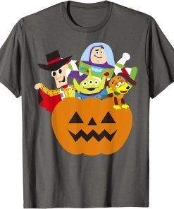 Disney Pixar Toy Story Halloween Pumpkin Graphic T-Shirt