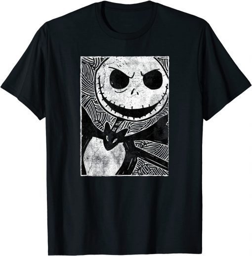 2021 Disney Jack Skellington Halloween Sketch Gift T-Shirt