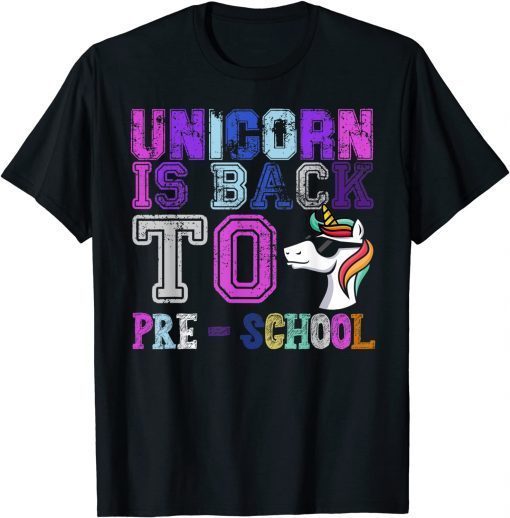 Uniconr Is Back To Fre School Funny, And Happy Hallooween Unsiex T-Shirt