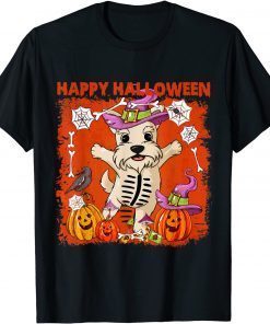 T-Shirt Scottish Terrier Dog Happy Halloween Funny