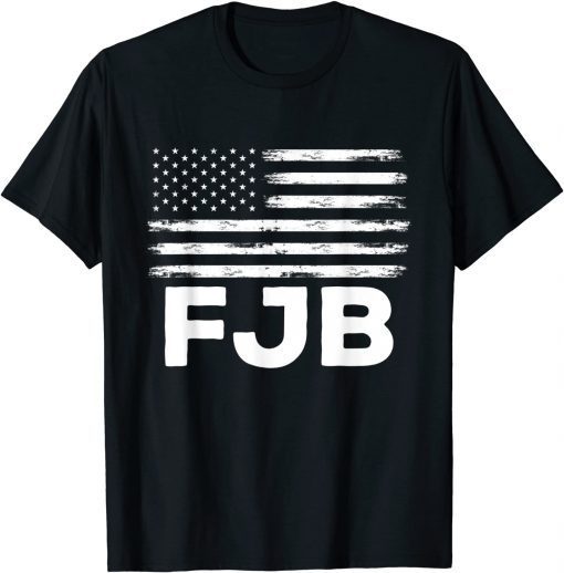 T-Shirt FJB Pro America US Distressed Flag F Biden FJB