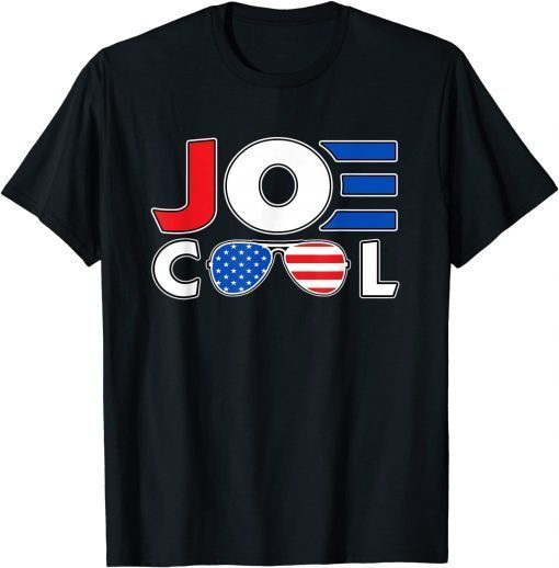 Classic Cool Joe Biden American Flag Sunglasses Mens Womens Youth T-Shirt