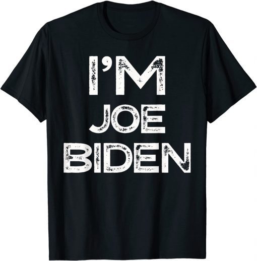 Funny Pretend I'm Joe Biden Anti Government Sarcastic Halloween T-Shirt