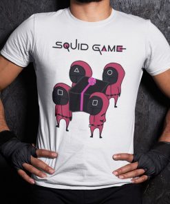 Funny Kdrama The Squid Game Shirt Pink Guards