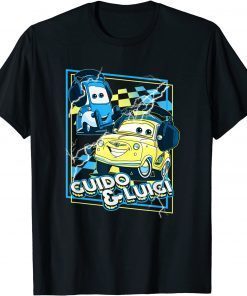 T-Shirt Disney Pixar Cars Guido & Luigi Loud As Thunder Classic