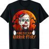 Funny Biden Horror American Zombie Story Halloween Retro Vintage T-Shirt