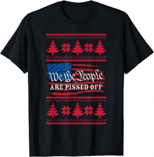 2021 Patriotic Anti Biden Republican USA Ugly Christmas Sweater Unisex T-Shirt