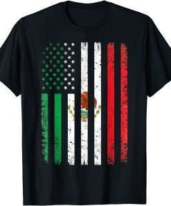 2021 Mexico Flag Shirt USA American Mexican Independence Day T-Shirt
