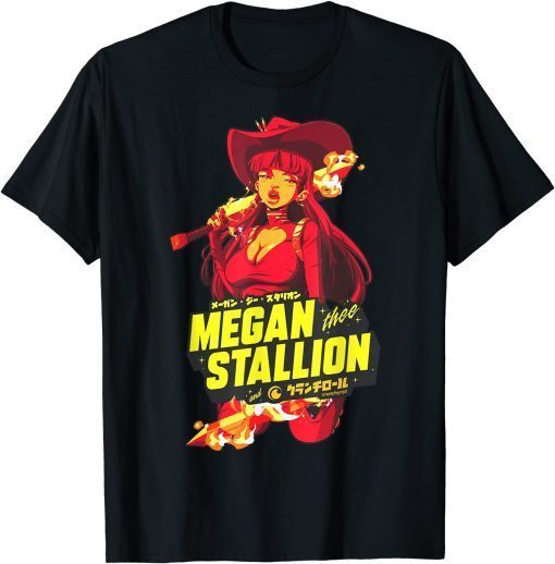 Official CR Loves Megan Thee Stallion Anime T-Shirt