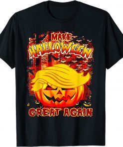 USA Trumpkin Make Halloween Great Again Funny pumpkin T-Shirt
