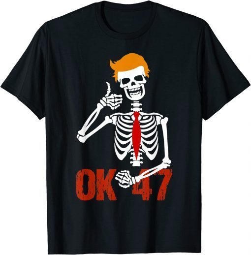 CLASSIC TRUMP WILL BE BACK, 45 47, FUNNY HALLOWEEN PRO TRUMP T-Shirt